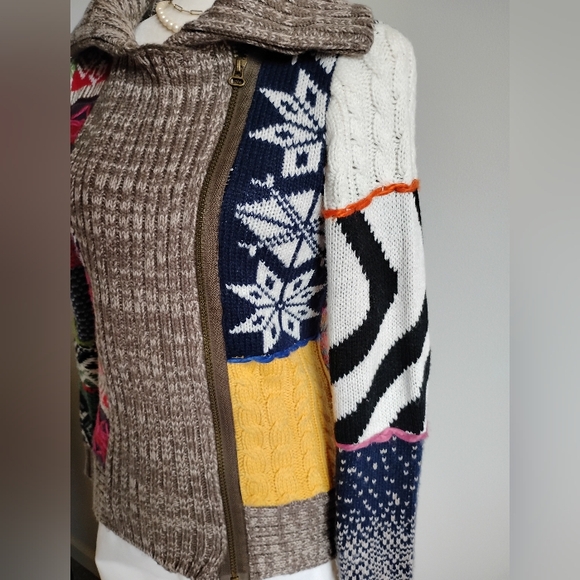 Desigual Moto Jacket Sweater - Picture 5 of 14